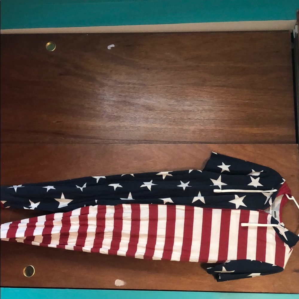 American flag onesie